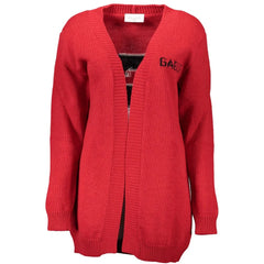 Gaelle Paris Red Wool Sweater - Sweaters