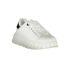 Gaelle Paris White Polyester Sneaker