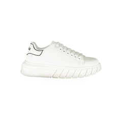 Gaelle Paris White Polyester Sneaker