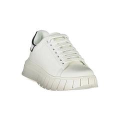 Gaelle Paris White Polyester Sneaker - Sneakers