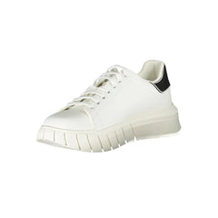Gaelle Paris White Polyester Sneaker - Sneakers