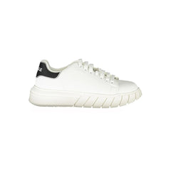 Gaelle Paris White Polyester Sneaker - Sneakers