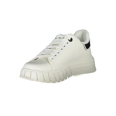 Gaelle Paris White Polyester Sneaker - Sneakers