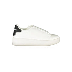 Gaelle Paris White Polyethylene Sneaker