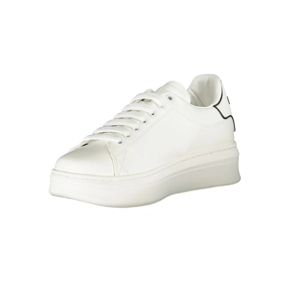 Gaelle Paris White Polyethylene Sneaker - Sneakers