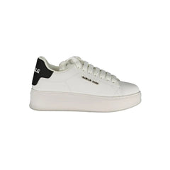 Gaelle Paris White Polyethylene Sneaker - Sneakers