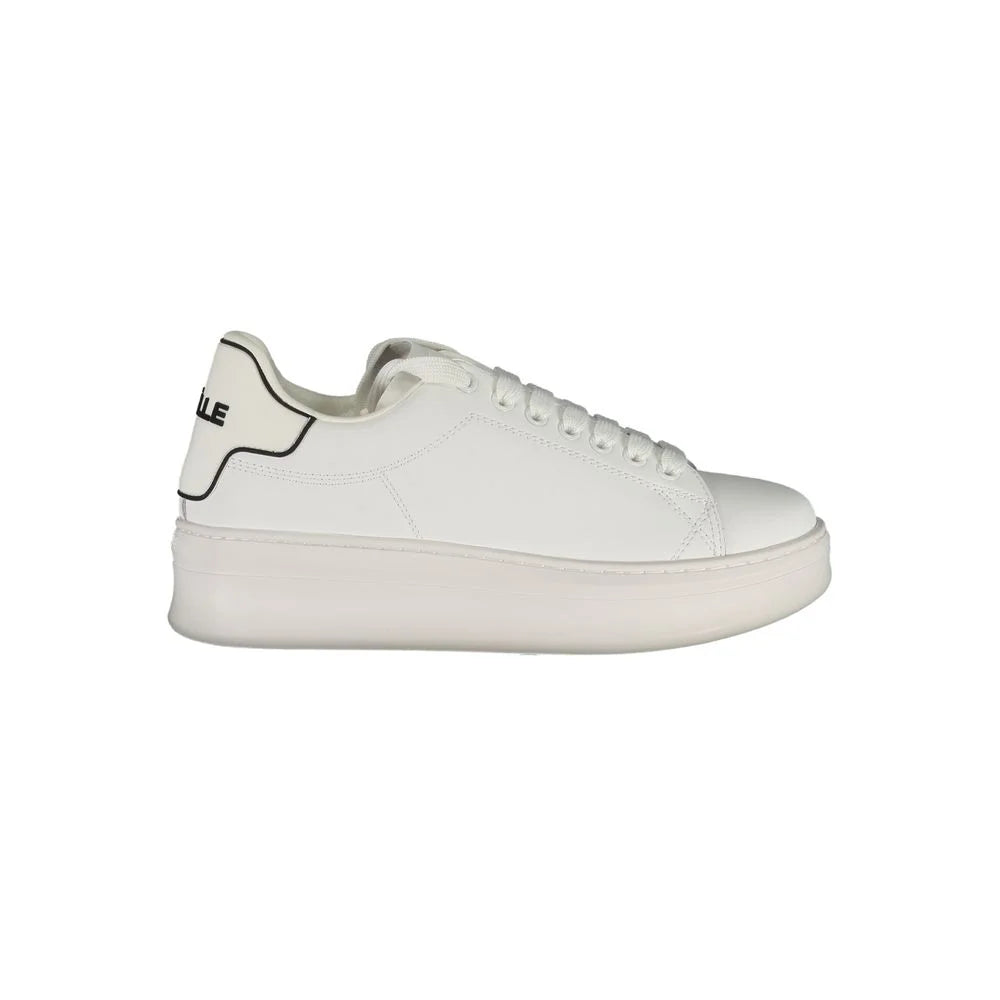 Gaelle Paris White Polyethylene Sneaker - Sneakers