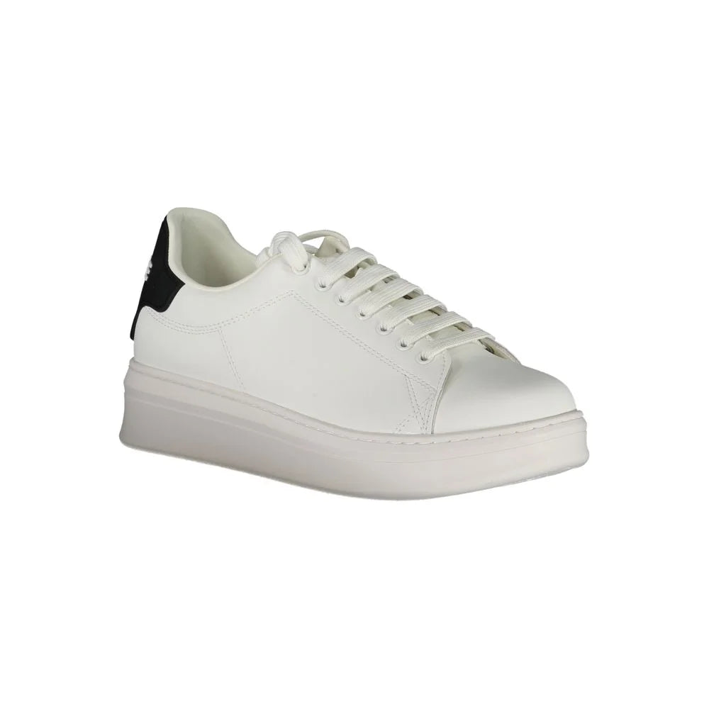 Gaelle Paris White Polyethylene Sneaker - Sneakers