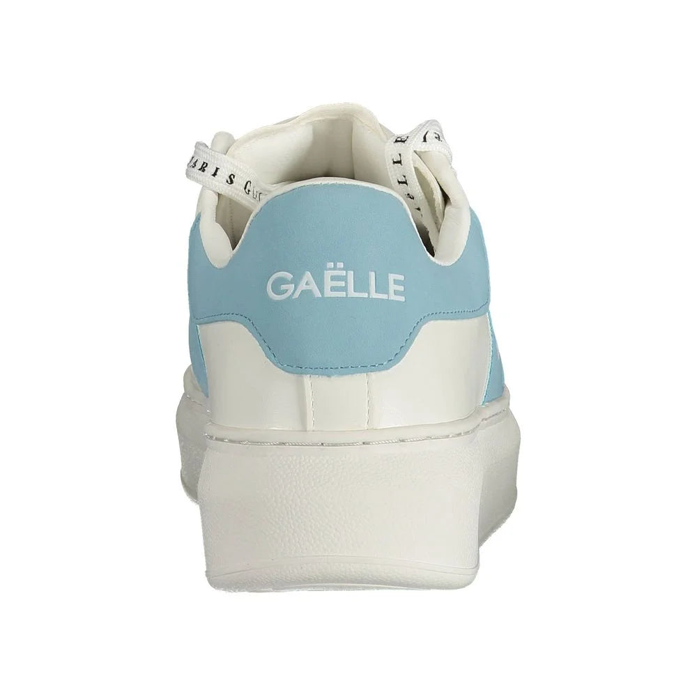Gaelle Paris White Polyethylene Sneaker - Sneakers