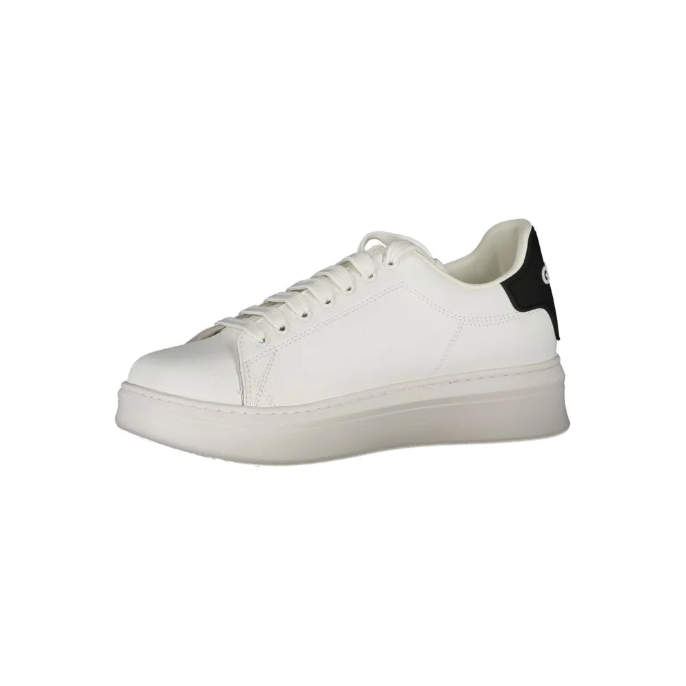 Gaelle Paris White Polyethylene Sneaker - Sneakers