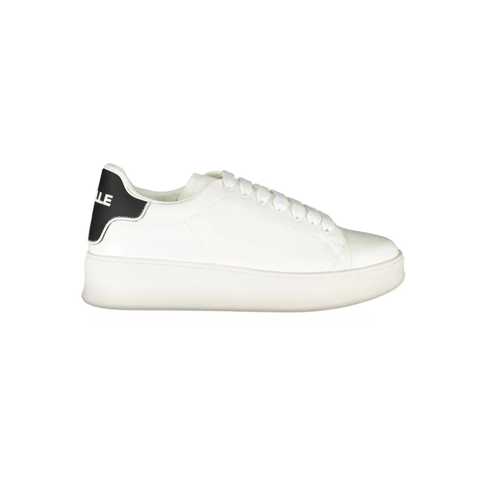 Gaelle Paris White Polyethylene Sneaker - Sneakers