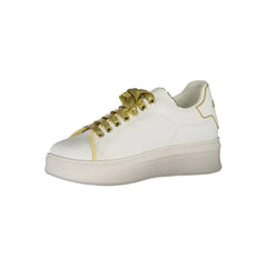Gaelle Paris White Polyethylene Sneaker - Sneakers