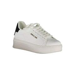 Gaelle Paris White Polyethylene Sneaker - Sneakers