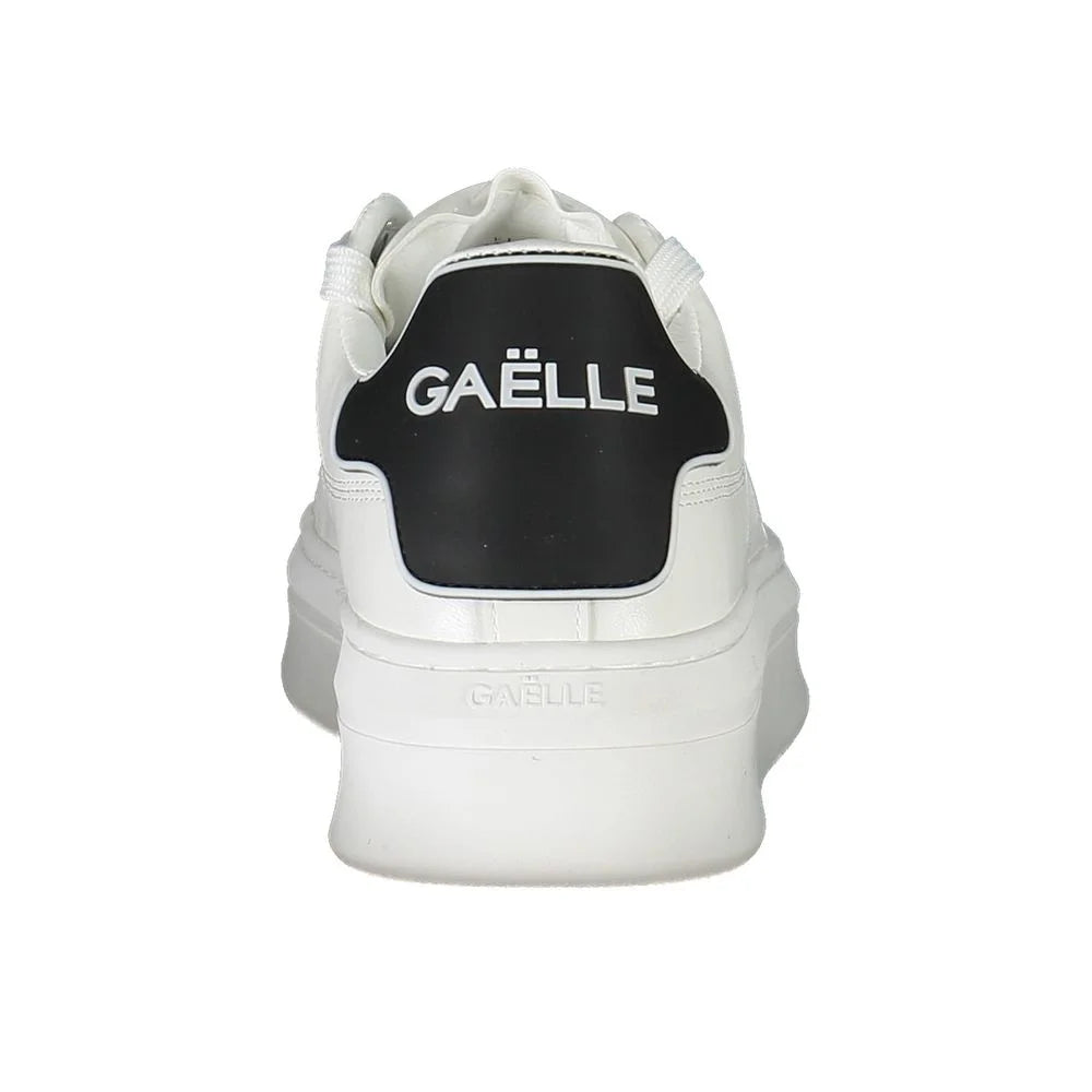Gaelle Paris White Polyethylene Sneaker - Sneakers