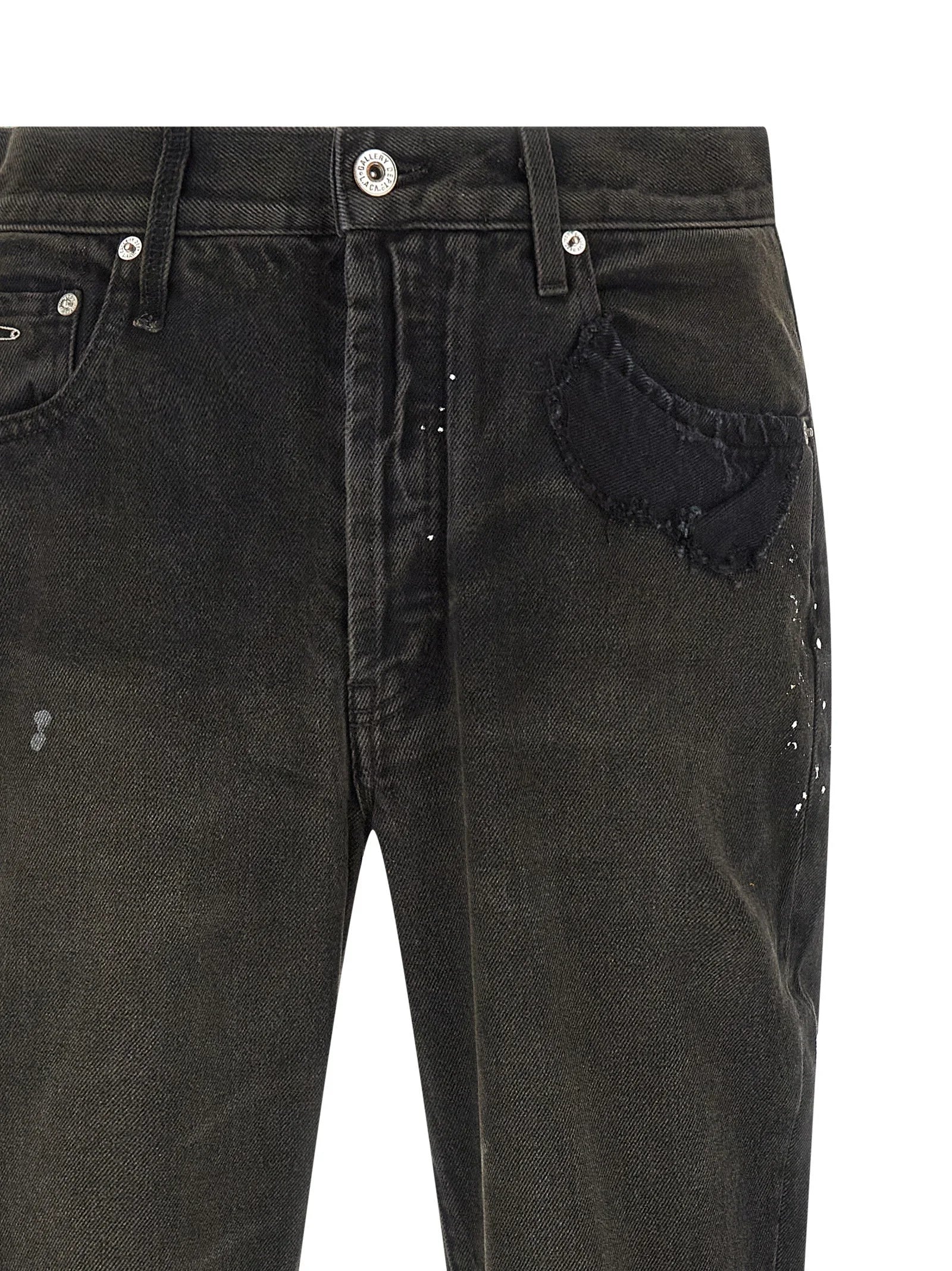GALLERY DEPT. Black Cotton Flared Jeans - W34