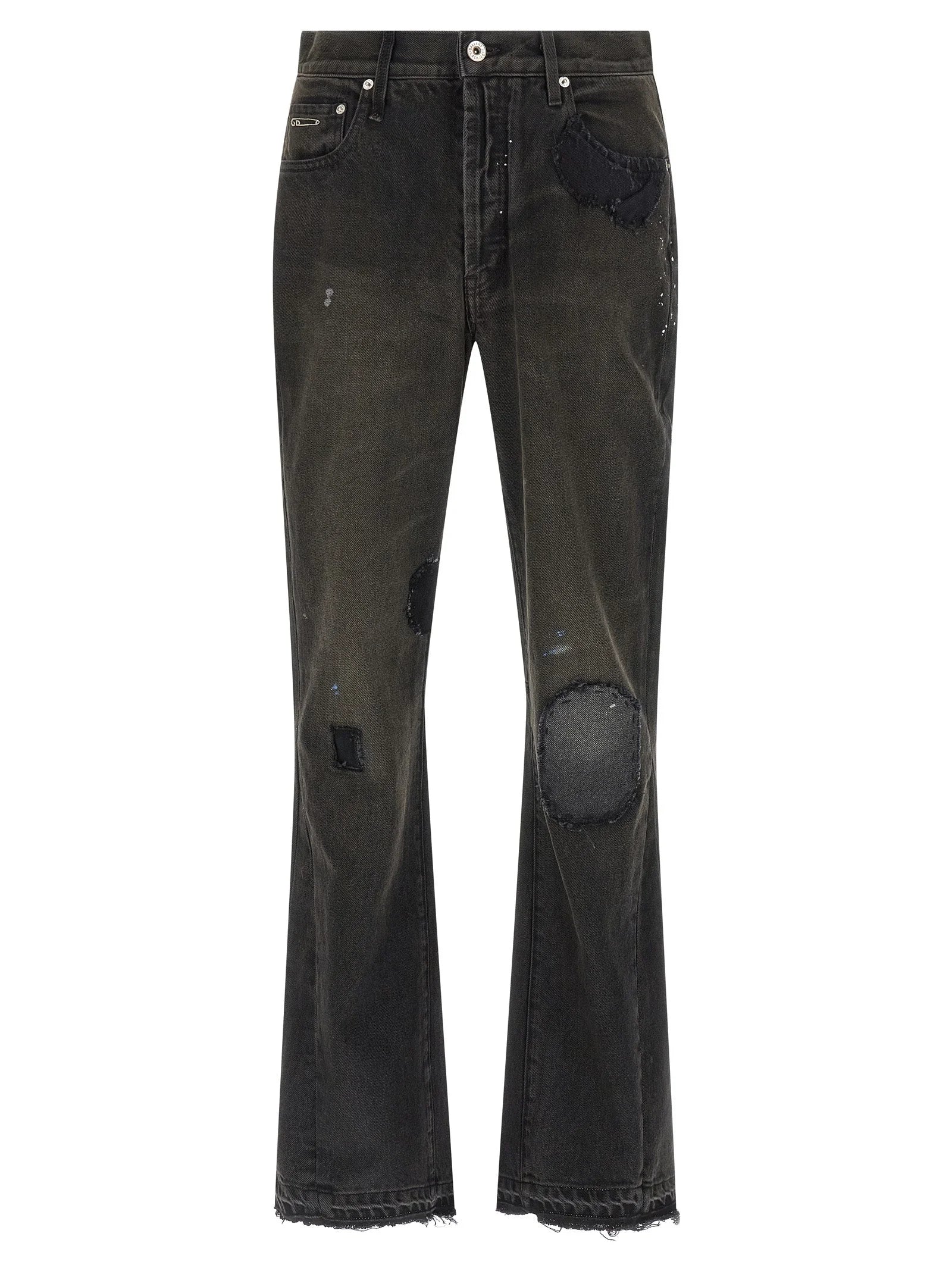 GALLERY DEPT. Black Cotton Flared Jeans - W34