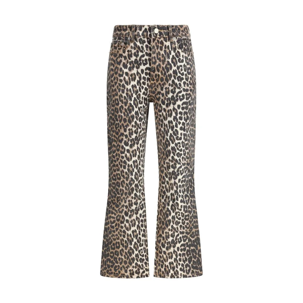 Ganni Animal print Pants - Trousers