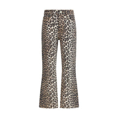 Ganni Animal print Pants - Trousers