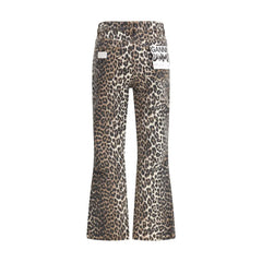 Ganni Animal print Pants - Trousers