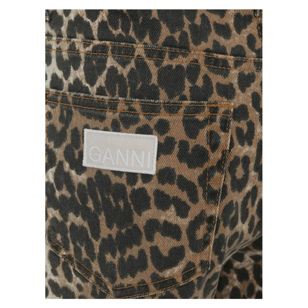 Ganni Animal print Pants - Trousers