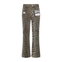 Ganni Animal print Pants - Trousers