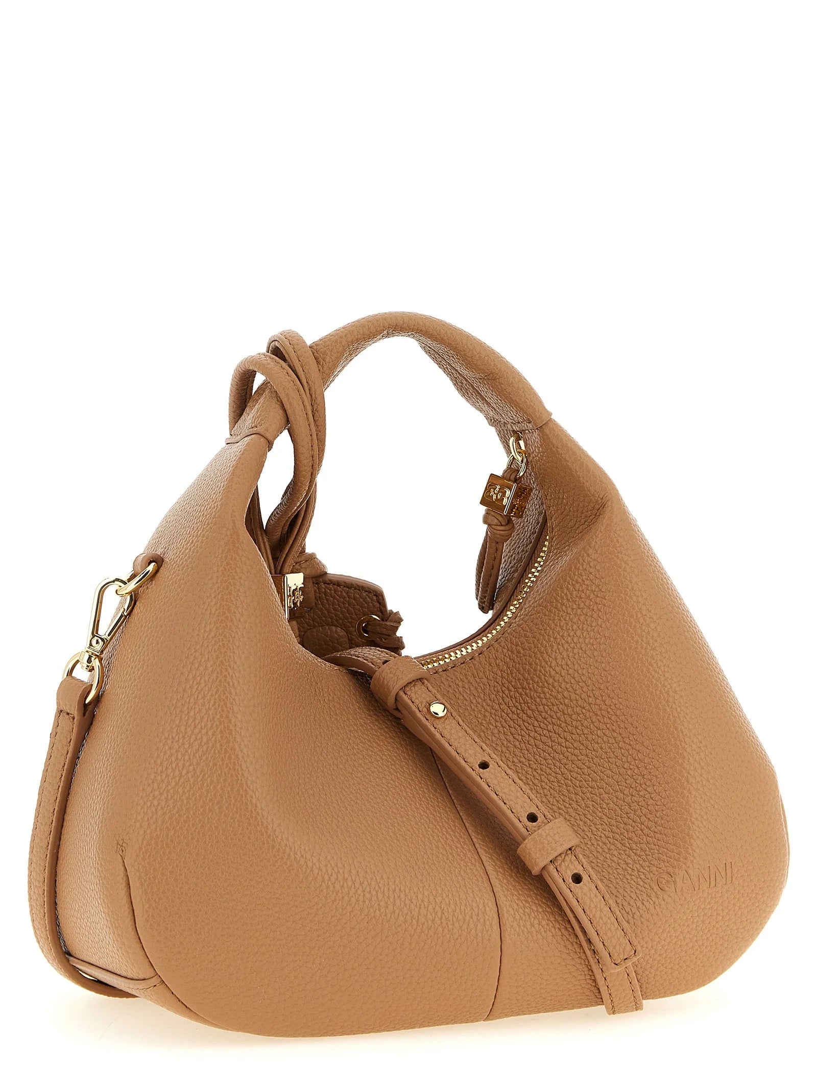 Ganni Beige Polyester Handbag