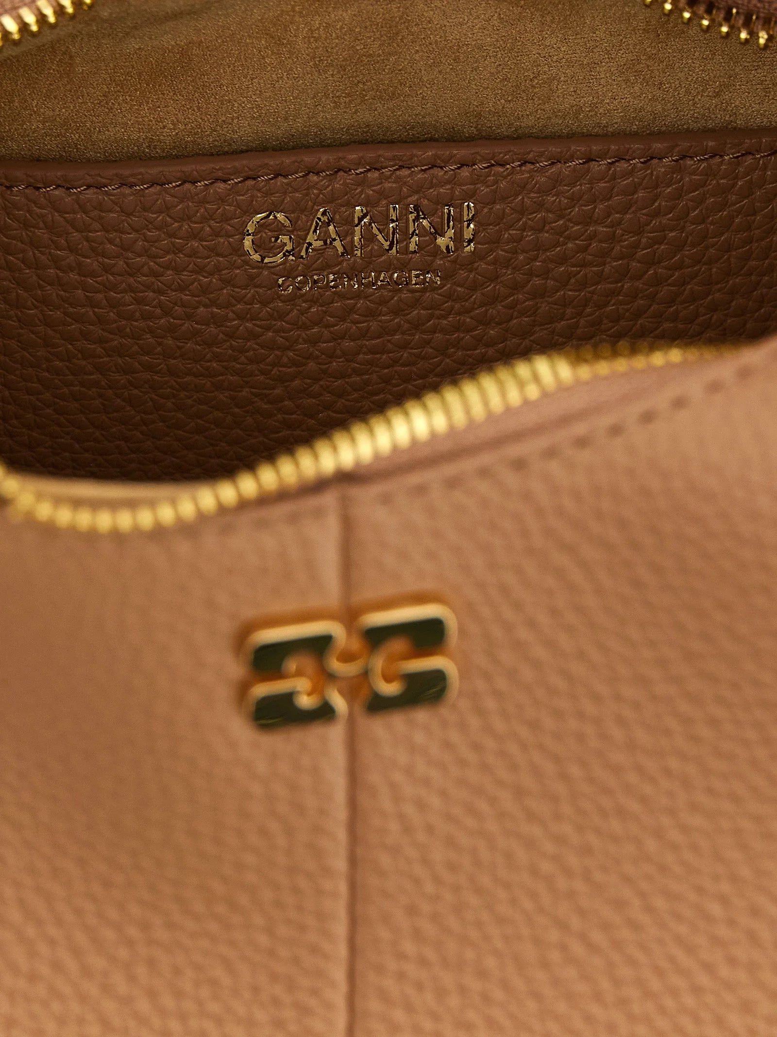 Ganni Beige Polyester Handbag