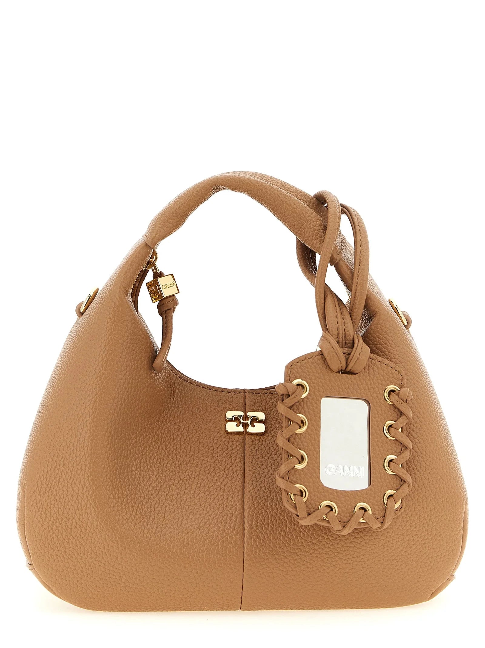 Ganni Beige Polyester Handbag