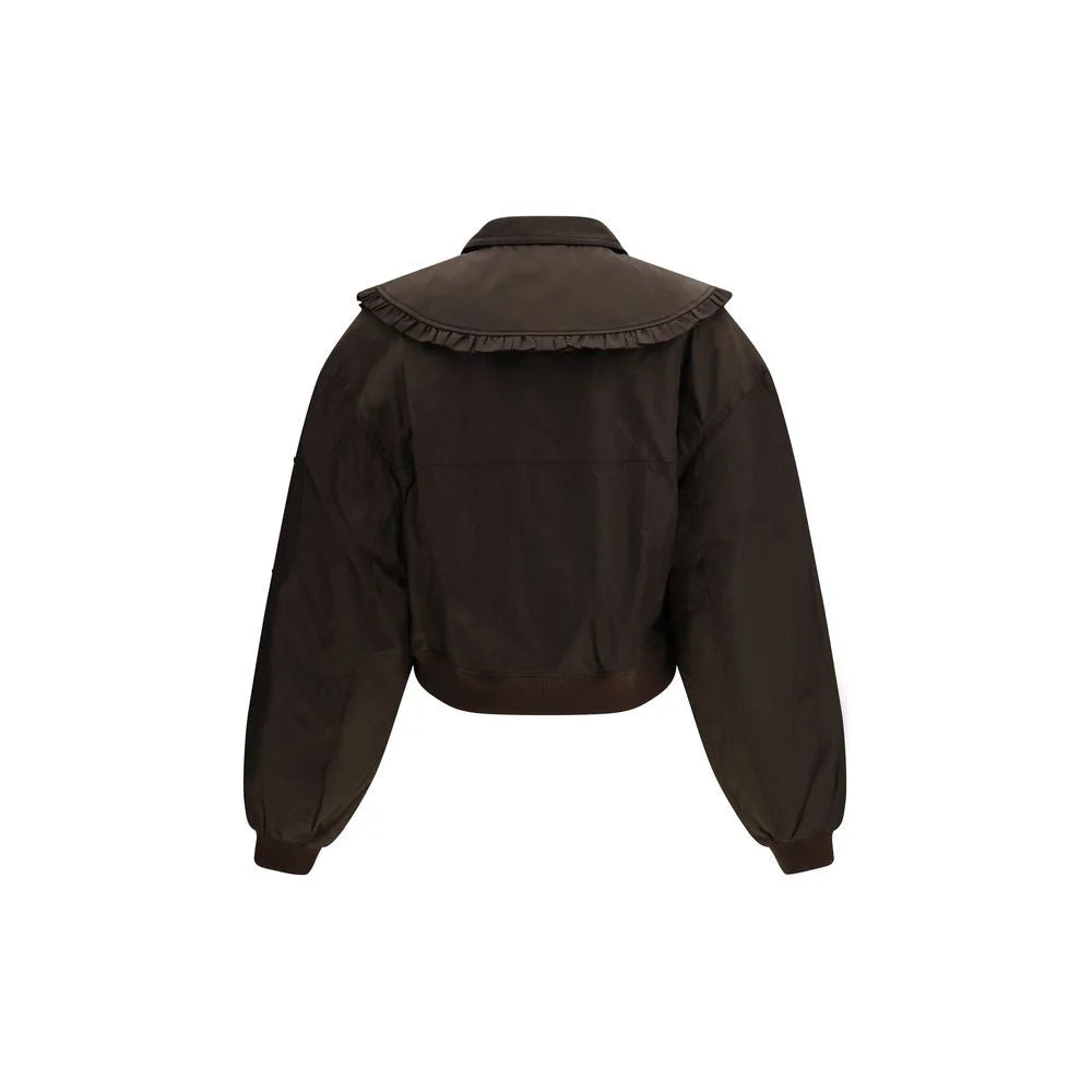 Ganni Bicolor Polyamide Bomber - Bomber Jackets