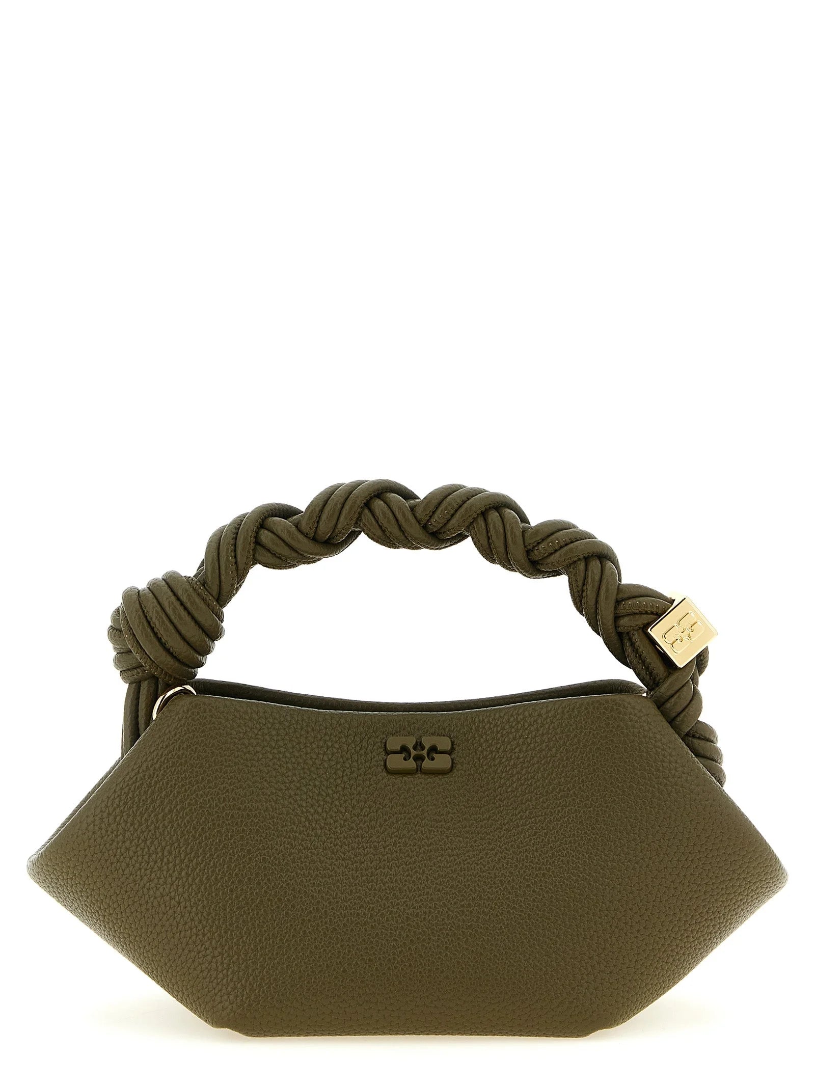 Ganni Bicolor Polyester Handbag