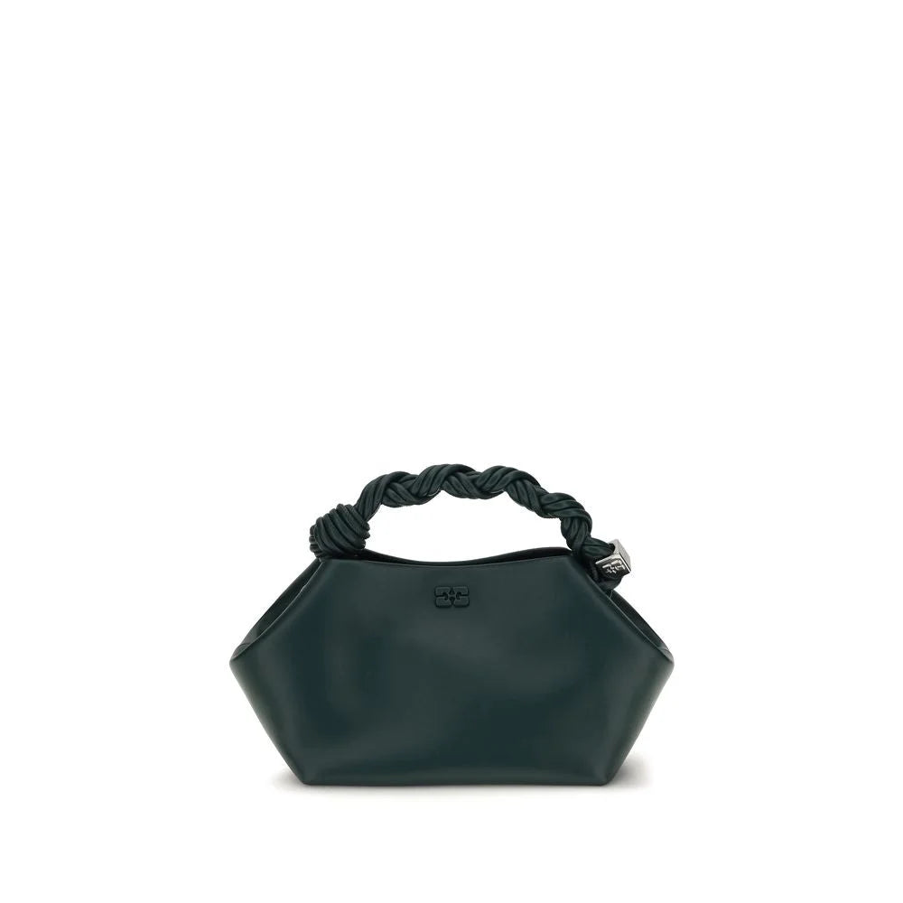Ganni Bicolor Recycled Leather Shoulder Bag