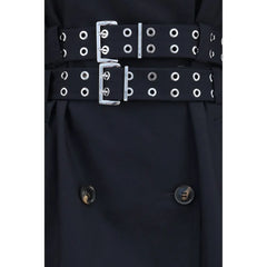 Ganni Black Cotton Coat