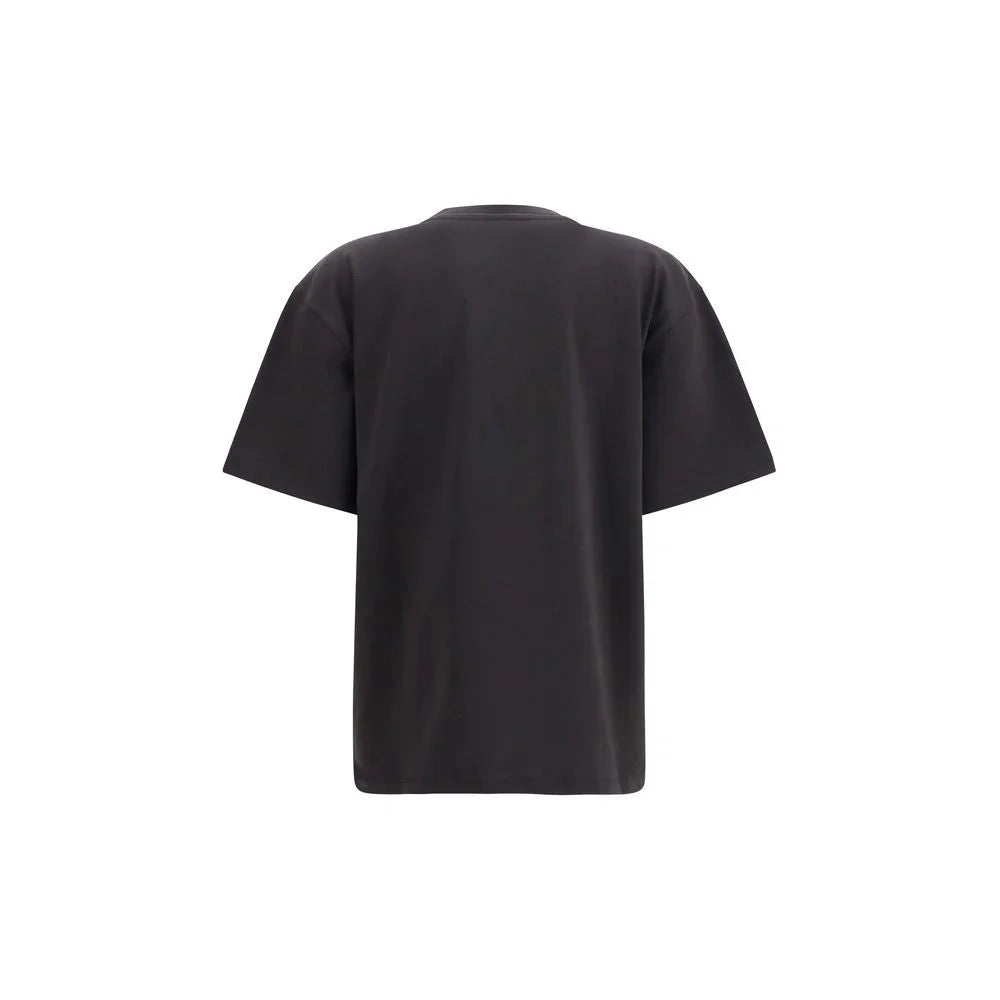 Ganni Black Cotton Sweatshirt