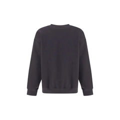 Ganni Black Cotton Sweatshirt - Sweatshirts