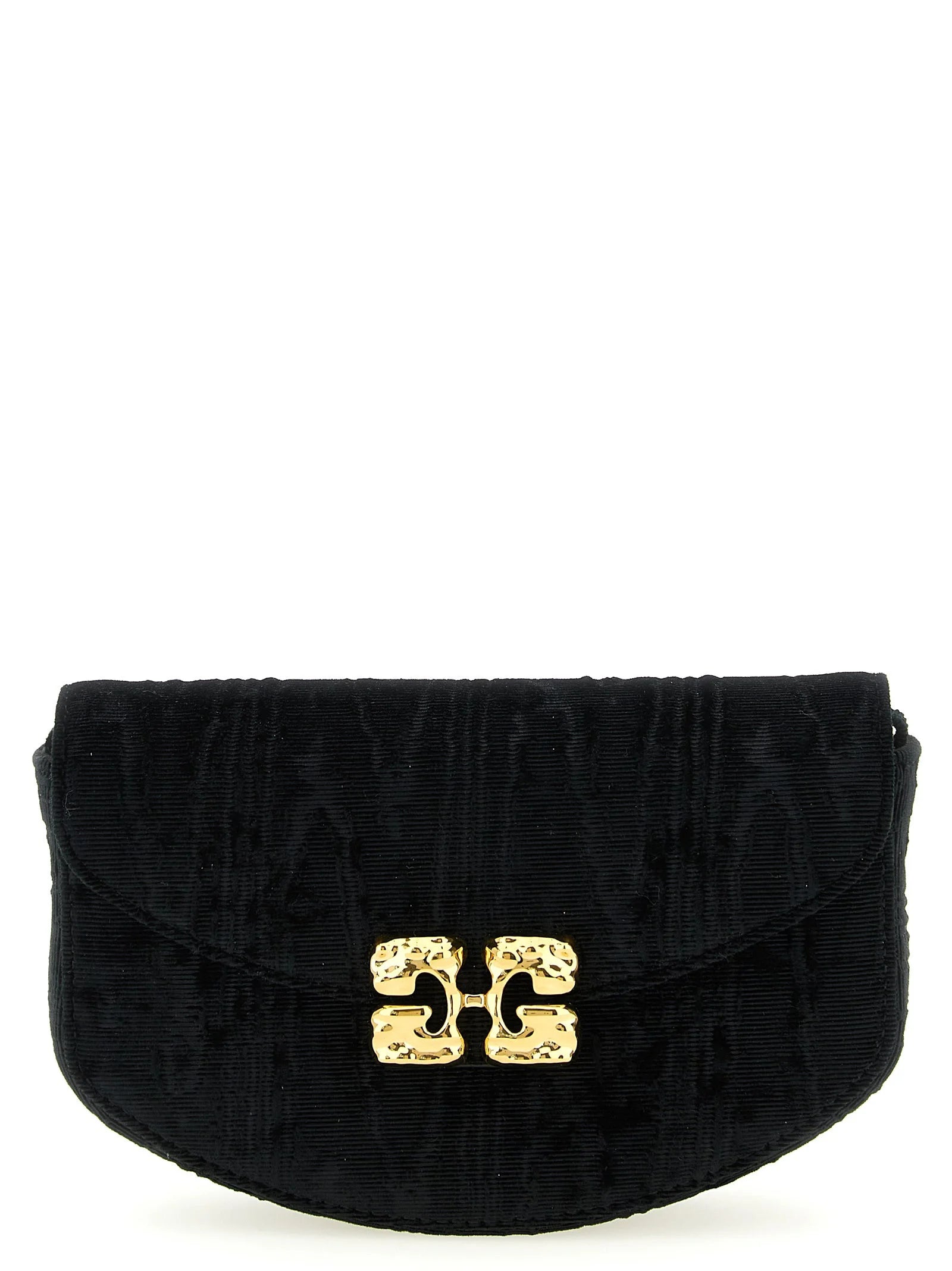 Ganni Black Polyester Cardholder