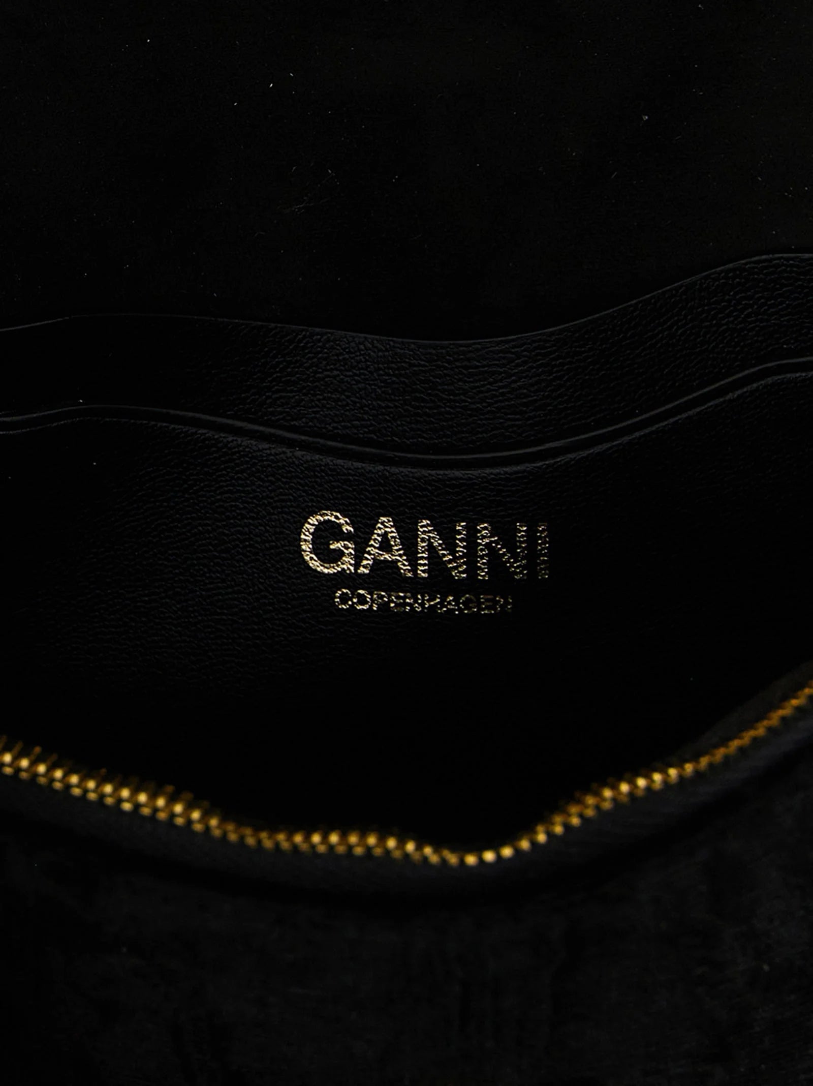 Ganni Black Polyester Cardholder