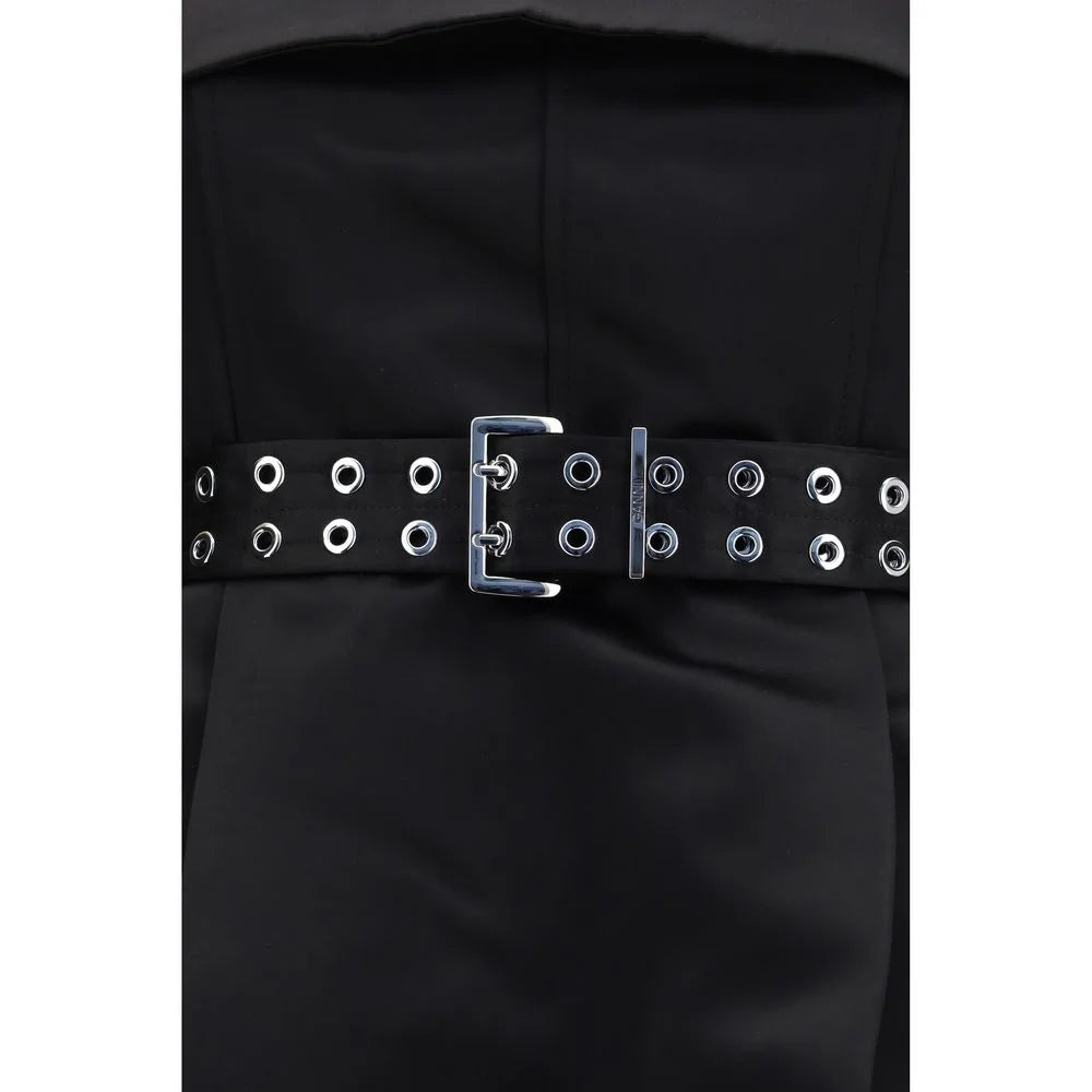 Ganni Black Polyester Casual Dress