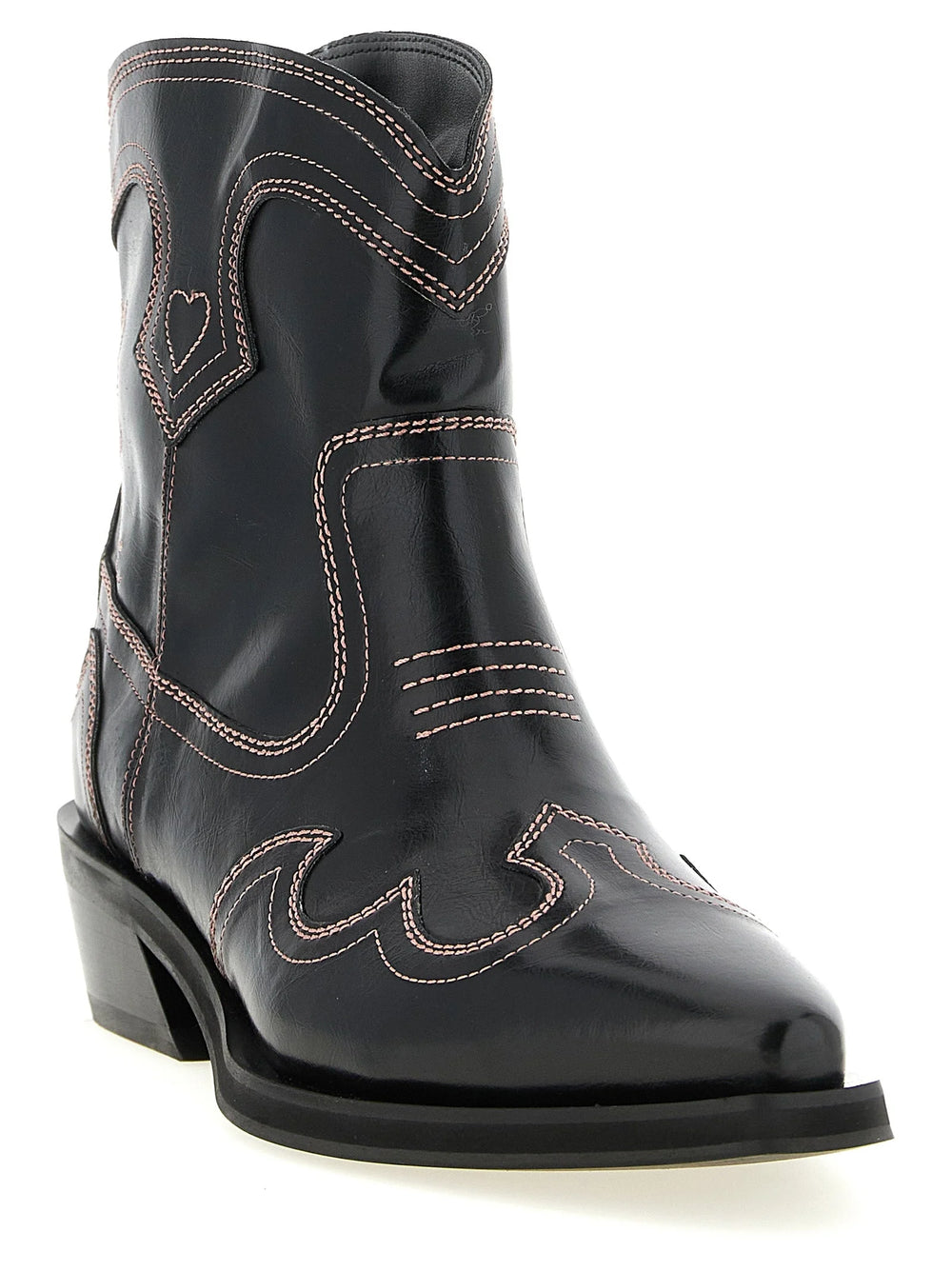Ganni Black Polyethylene Chelsea Boots