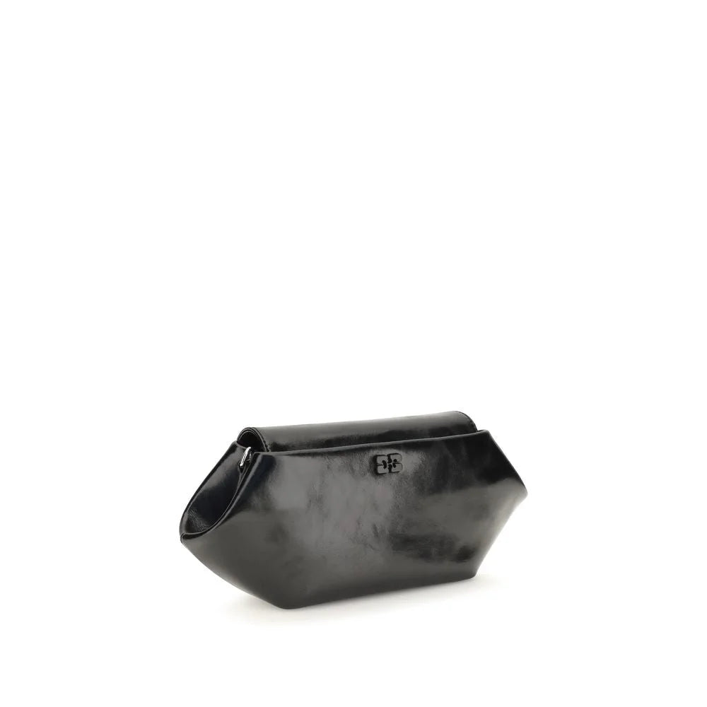 Ganni Black Polyethylene Shoulder Bag