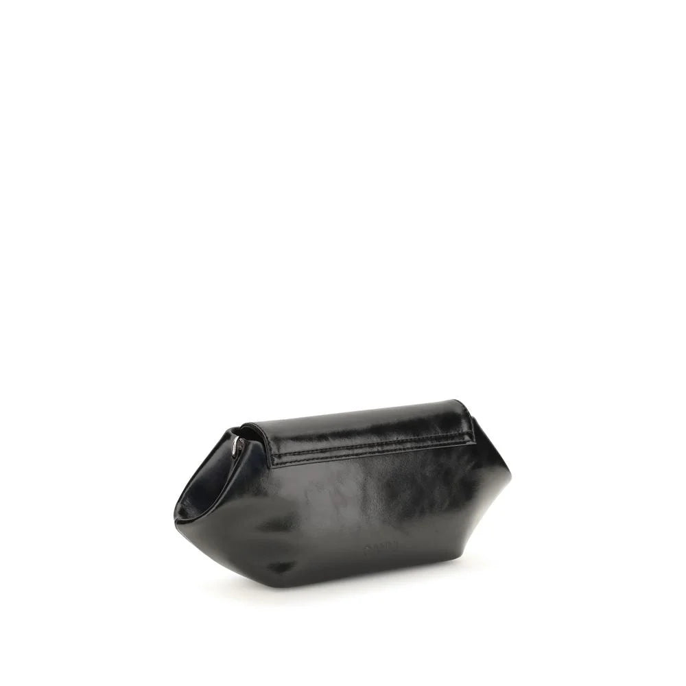 Ganni Black Polyethylene Shoulder Bag