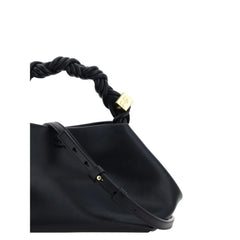 Ganni Black Recycled Leather Handbag
