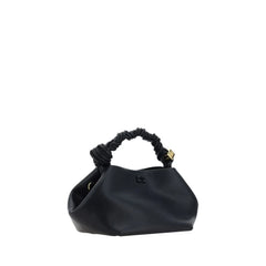 Ganni Black Recycled Leather Handbag