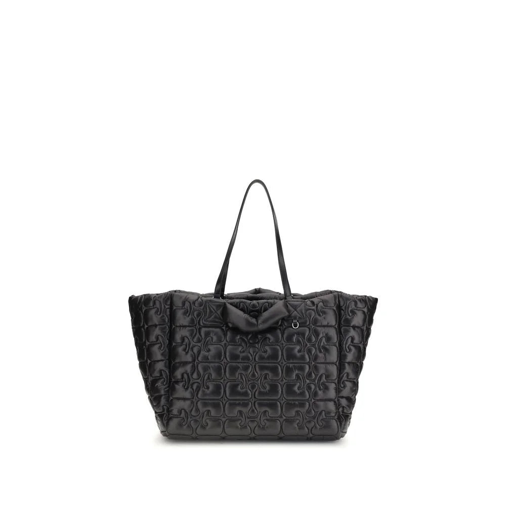 Ganni Black Recycled Polyamide Handbag