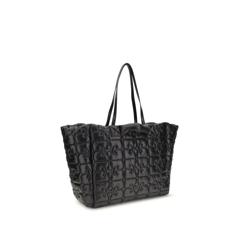 Ganni Black Recycled Polyamide Handbag