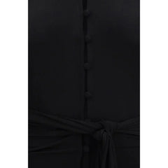 Ganni Black Recycled Polyester Shirt - IT40 | M