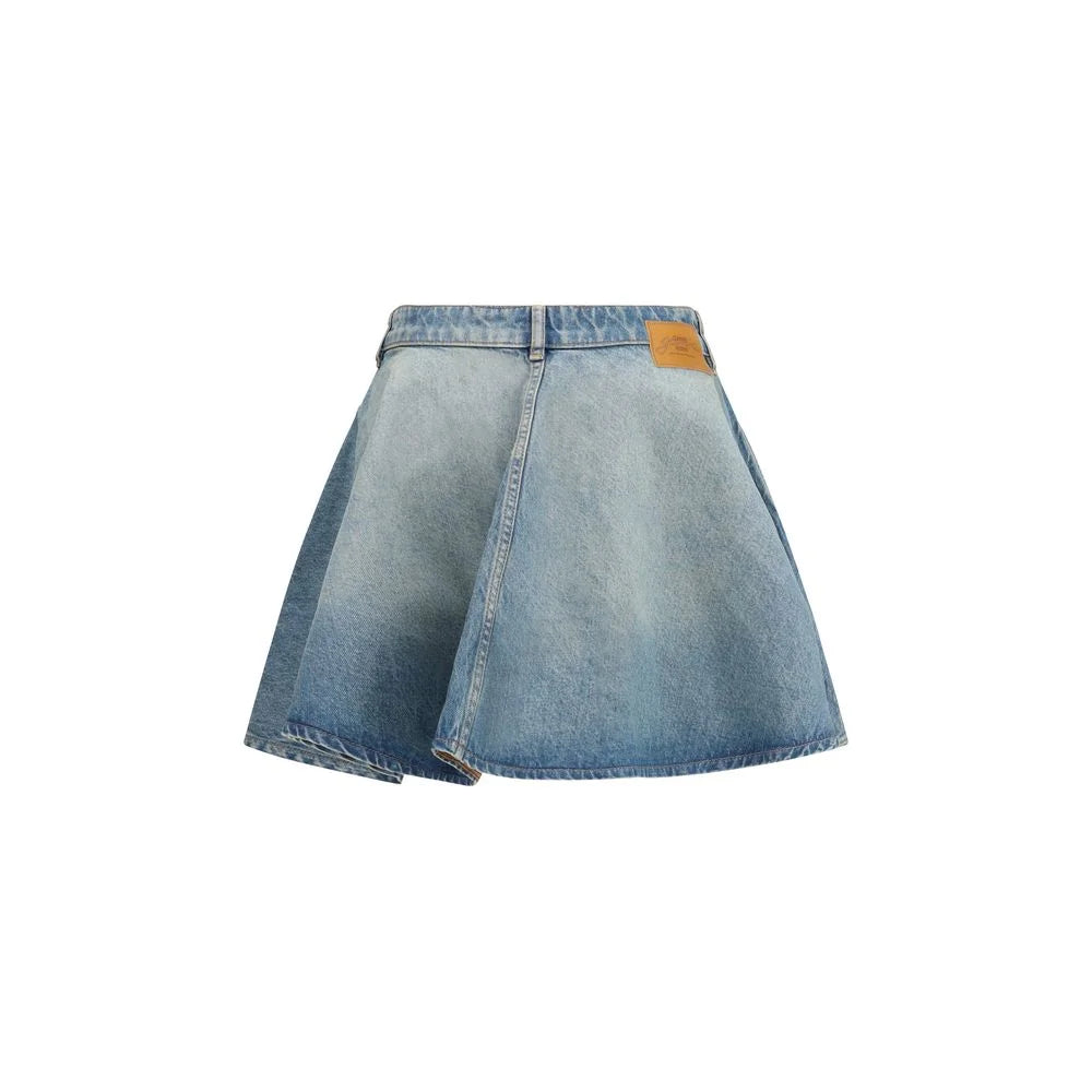 Ganni Blue Denim Skirt - IT36 | XS