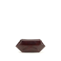 Ganni Bordeaux Polyethylene Shoulder Bag