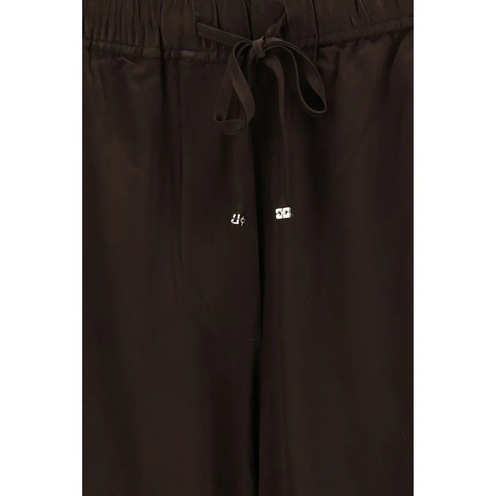 Ganni Brown Acetate Casual Pants - IT36 | XS