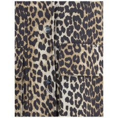 Ganni Brown Hemp Coat - L/XL