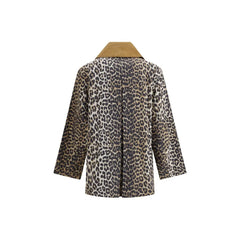 Ganni Brown Hemp Coat - L/XL